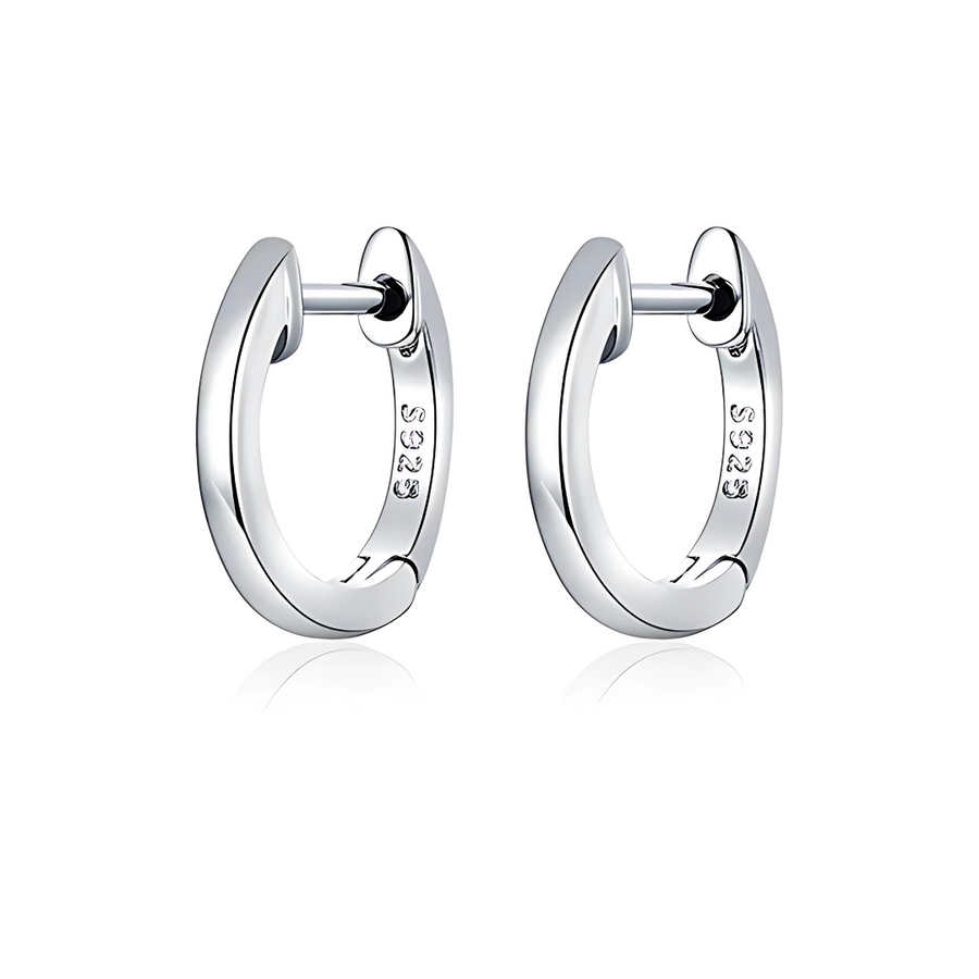 CRYSTAL HOOP EARRINGS