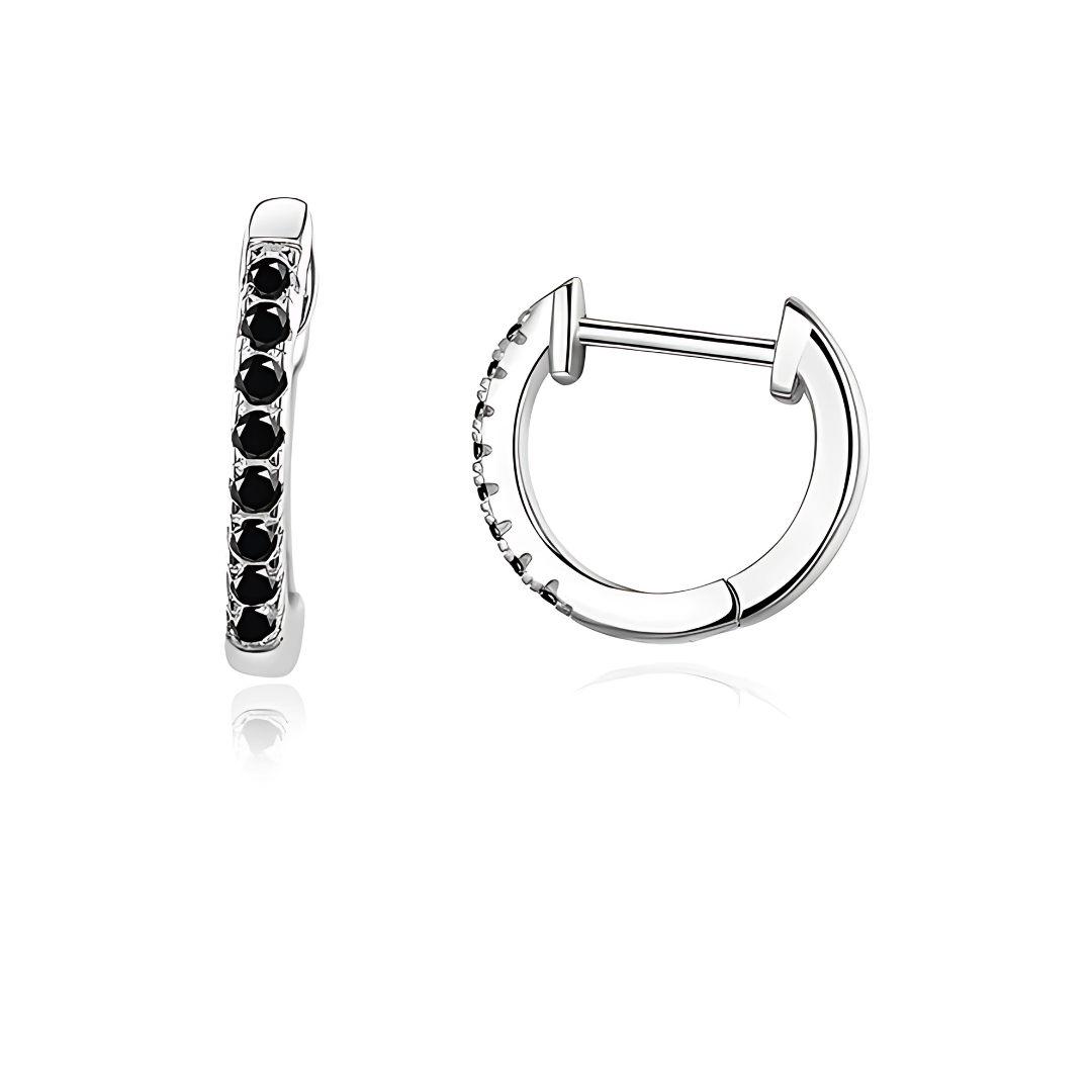 CRYSTAL HOOP EARRINGS
