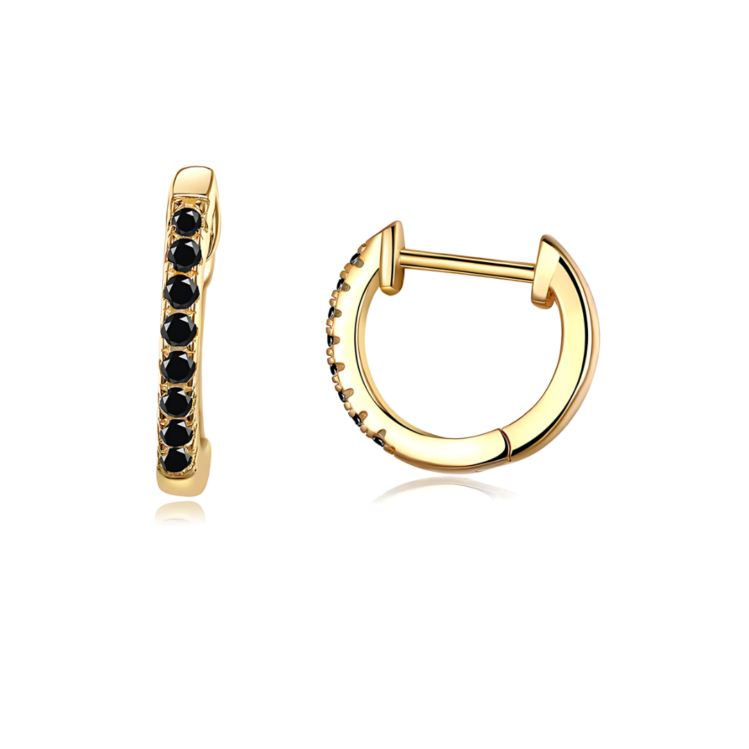 CRYSTAL HOOP EARRINGS