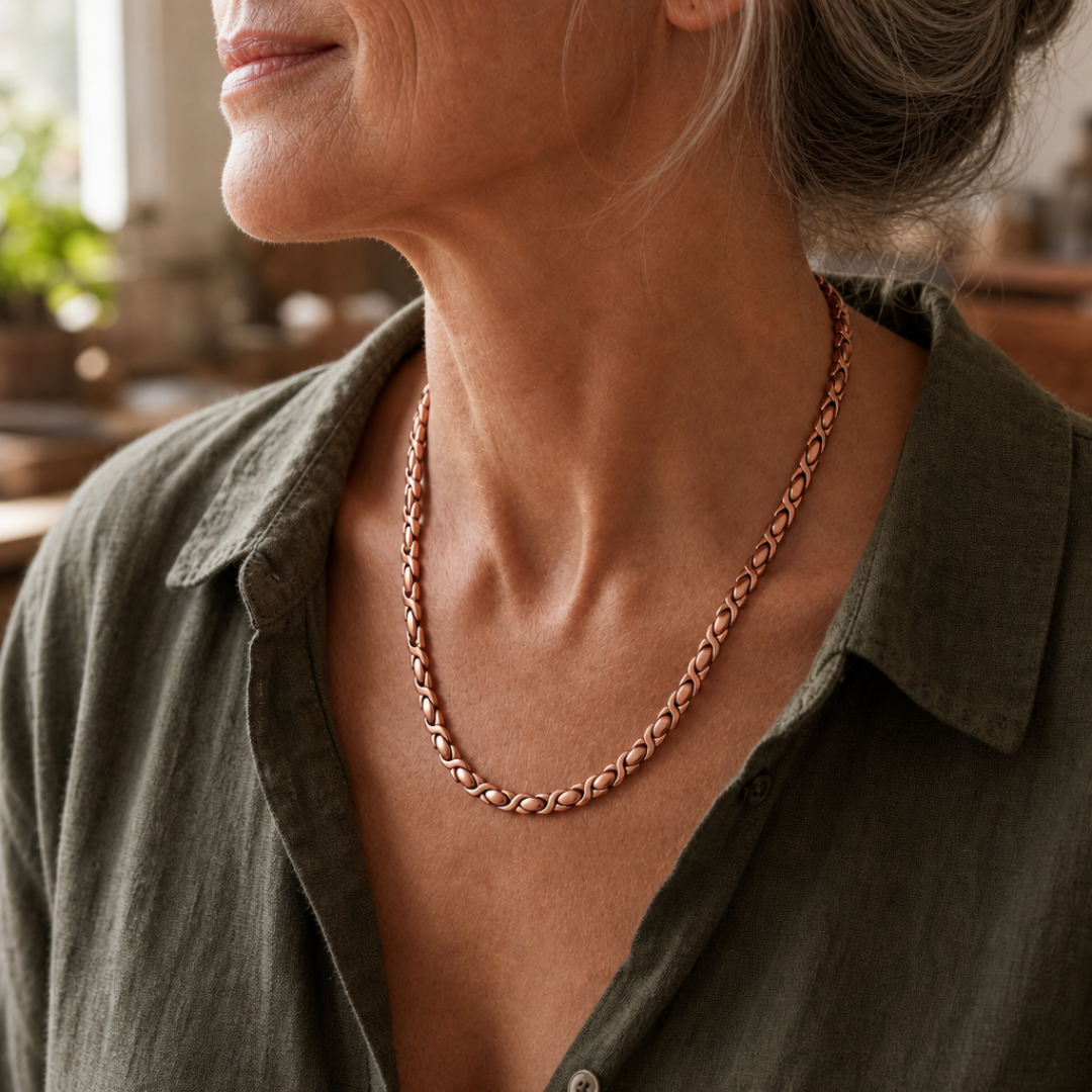 Cedar Copper Necklace