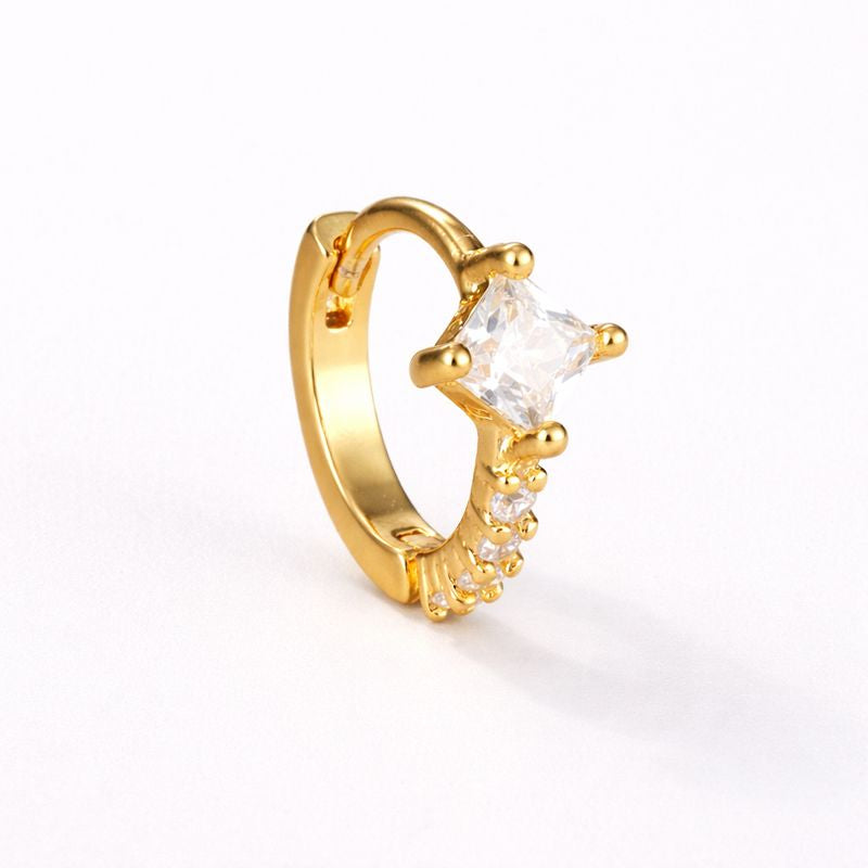 DAINTY HUGGIE HOOP EARRINGS