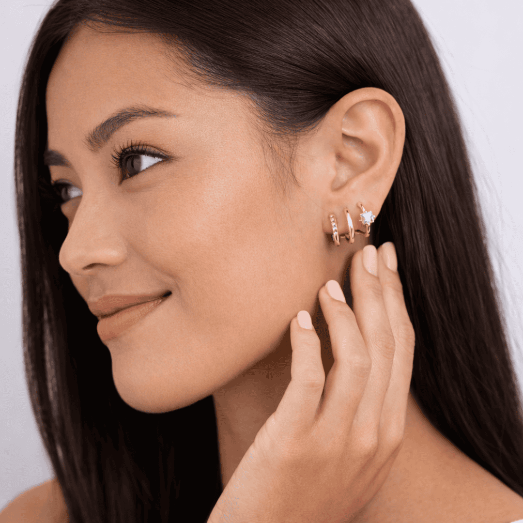 ALARA TRIPLE STACK EARRINGS