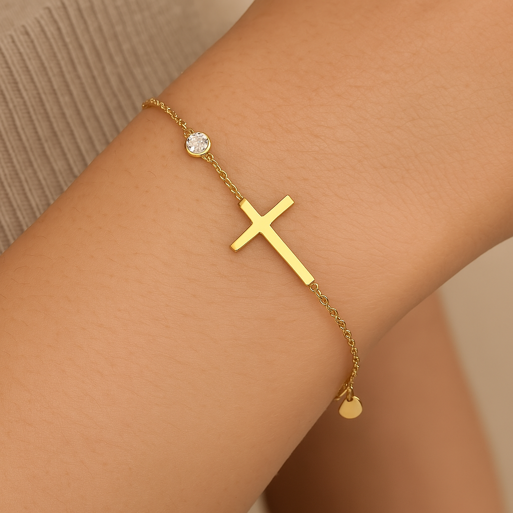 Spiritual Charm Gold Bracelet