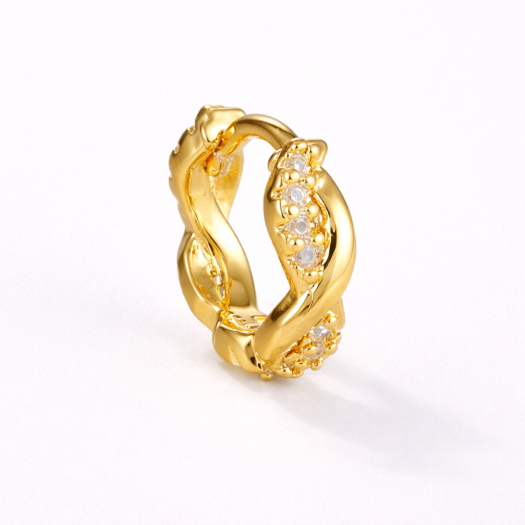 DAINTY HUGGIE HOOP EARRINGS
