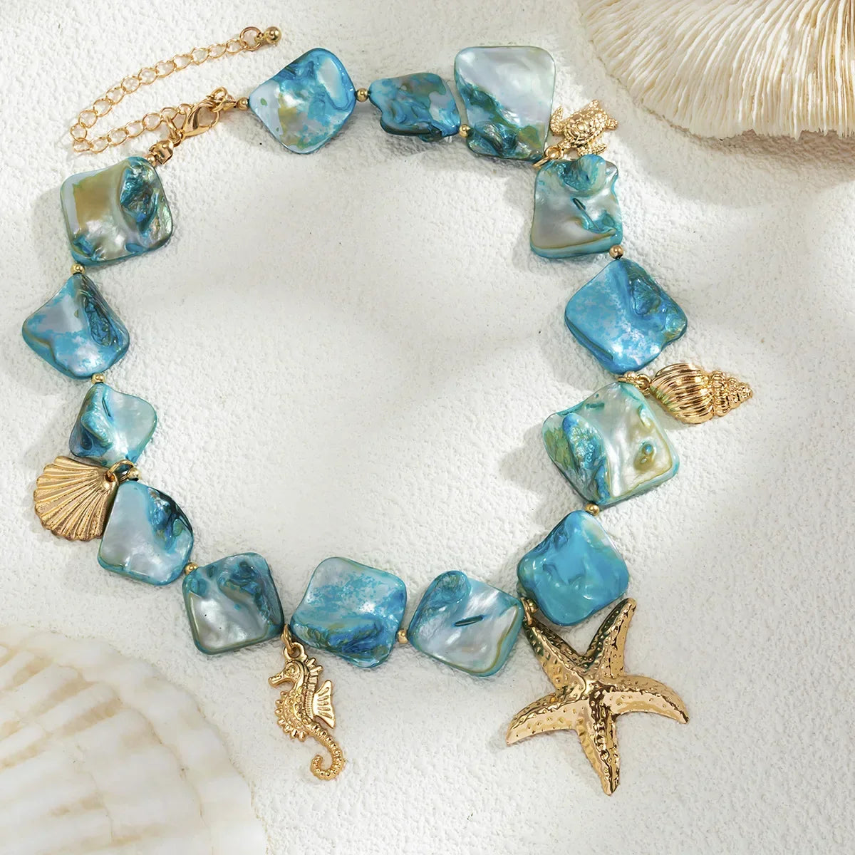 Ocean Dreams Blue Necklace