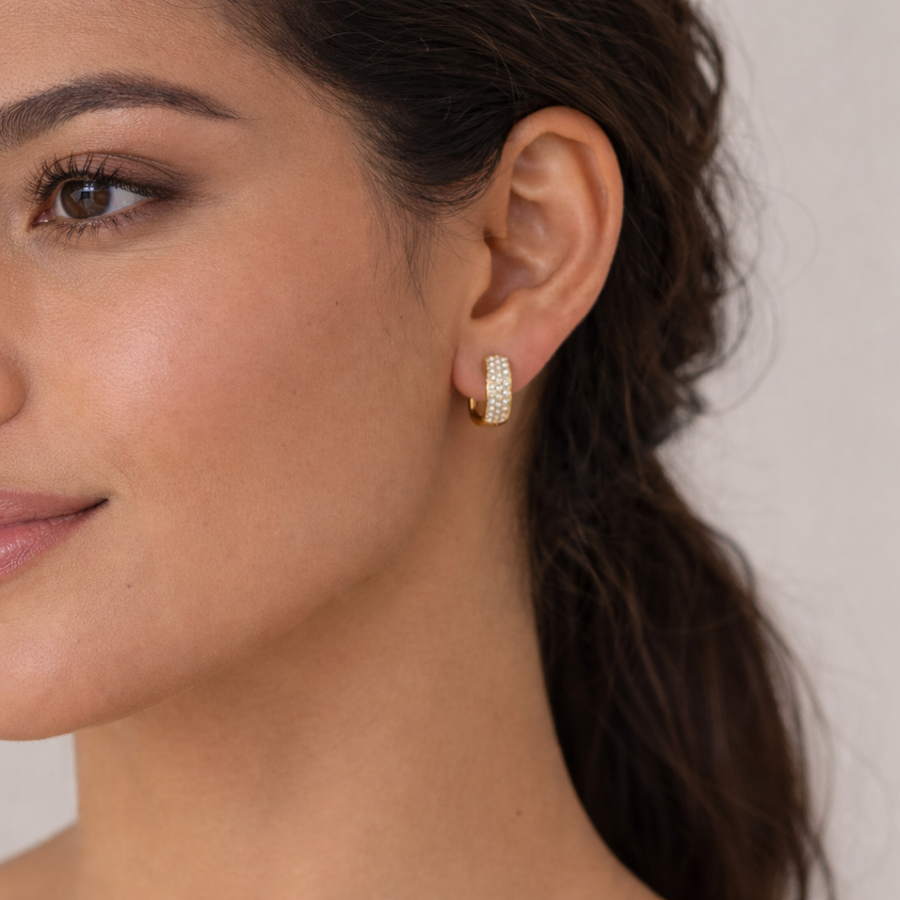 MIREVA CZ STUD EARRINGS | S925