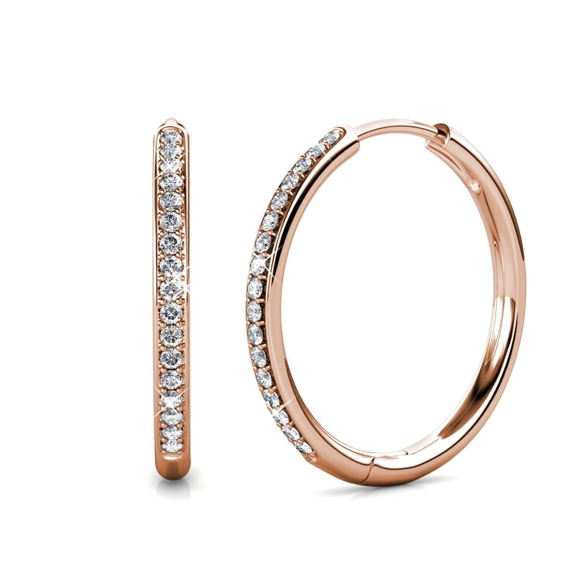 Sorel Pave Earrings | Gold