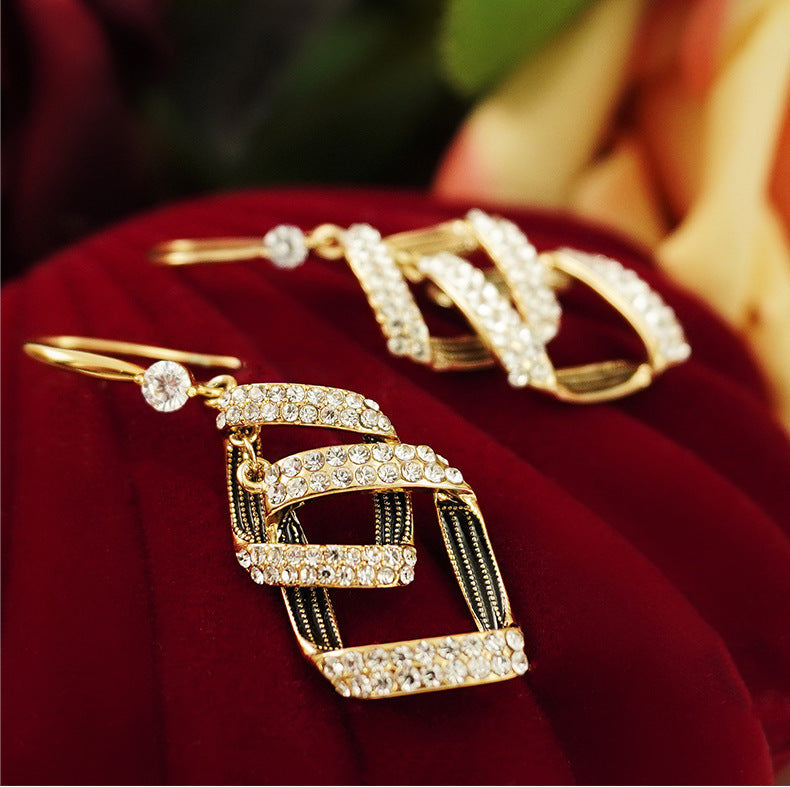 Stella Virelle Layered Earrings | Gold
