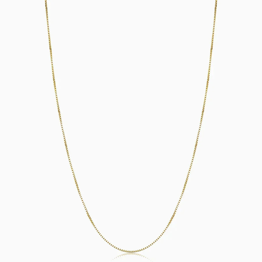Bodega Box Necklace | Gold