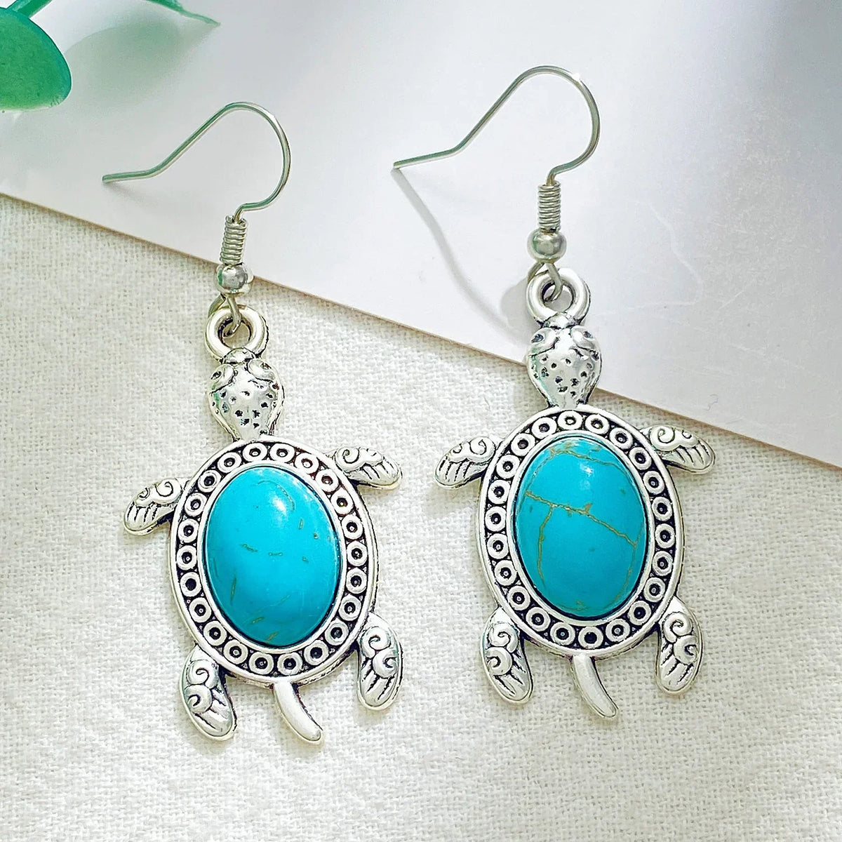 Turquoise Tortoise Jewelry Set