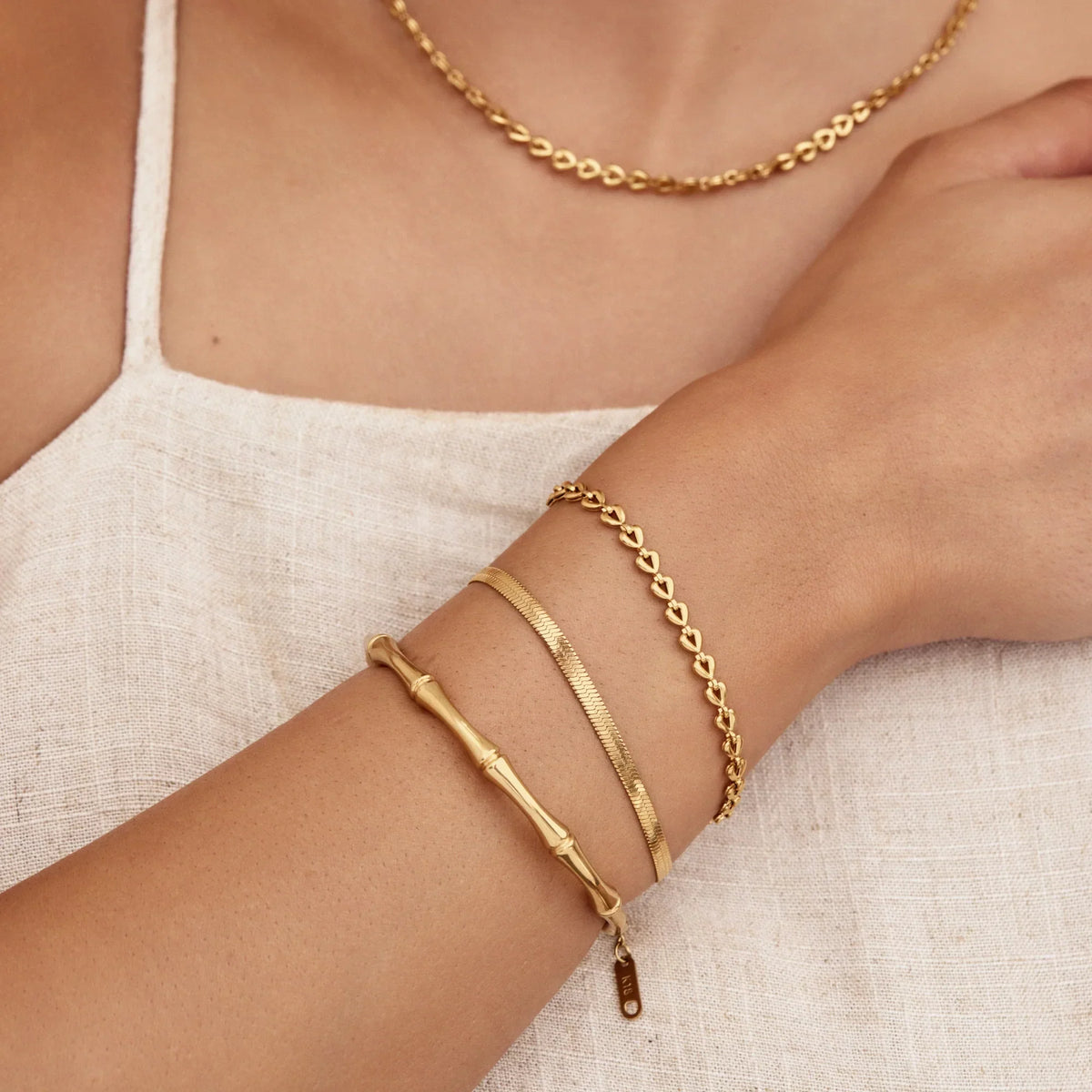 Chain Of Hearts Bracelet
