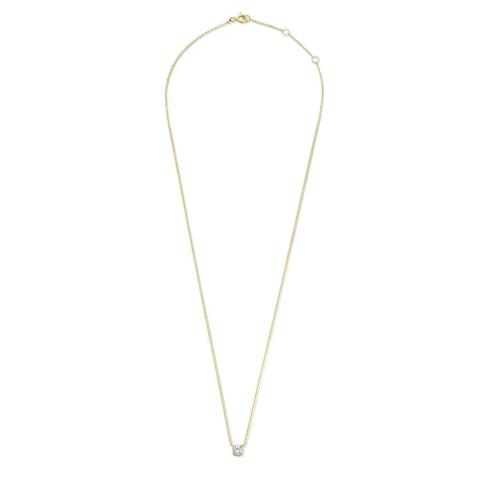 Cléa Moissanite Stone Necklace | Gold