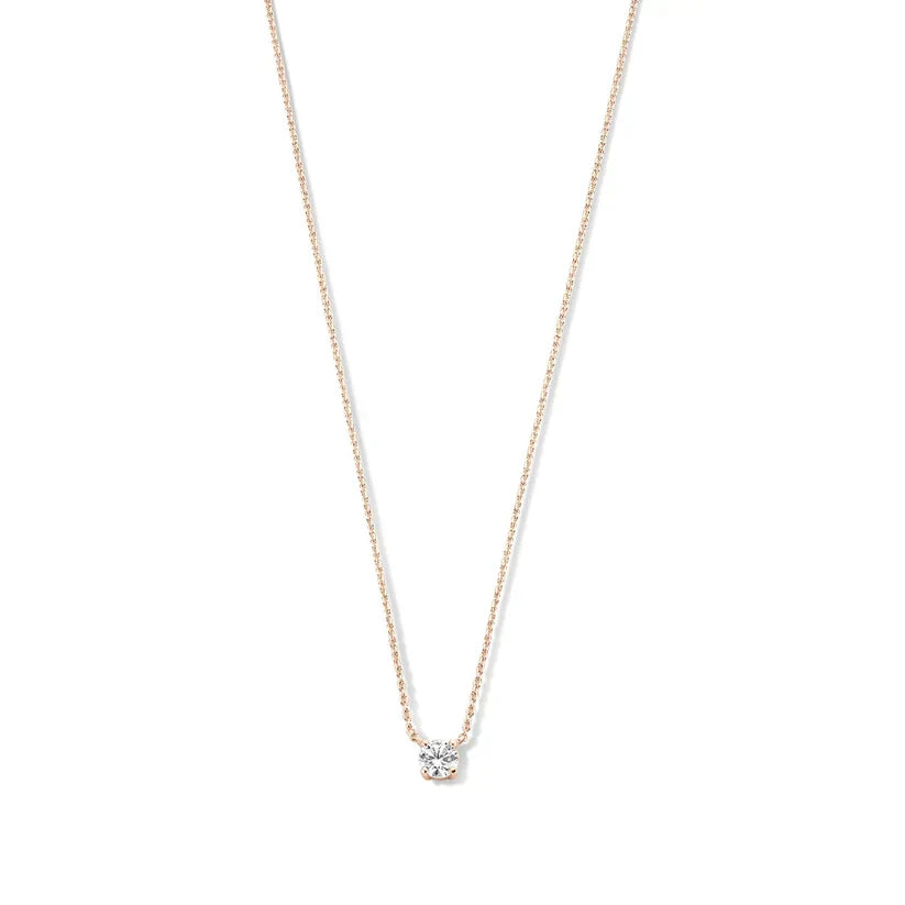 Cléa Moissanite Stone Necklace | Gold