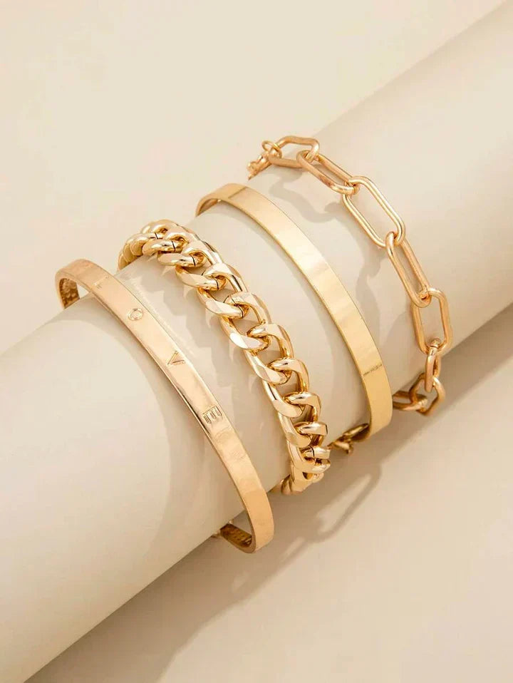 Elan™ | Gold Bracelet Set