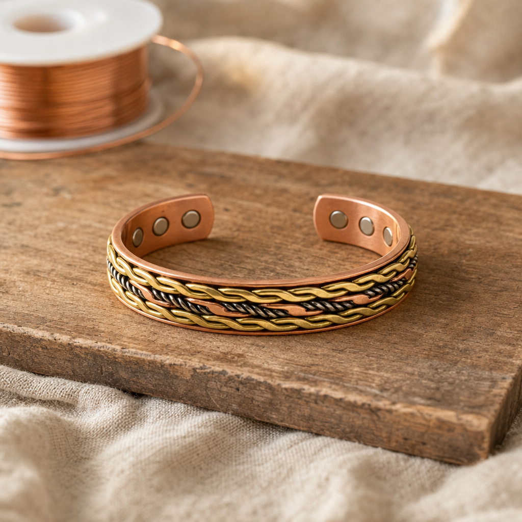 Weave Copper Bracelet